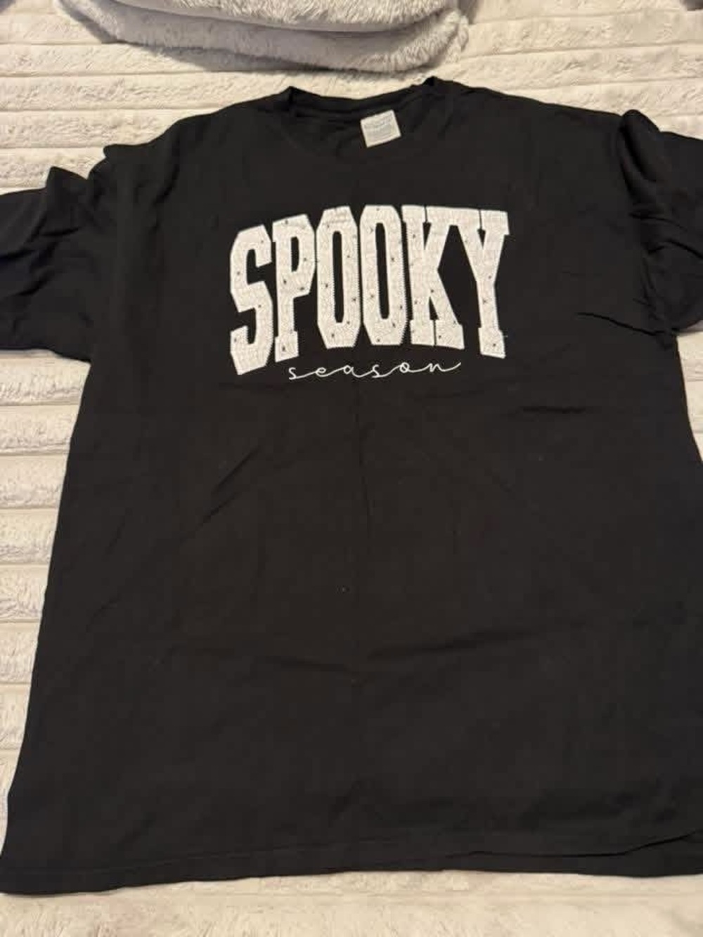 Spooky Season Graphic Tee - Black